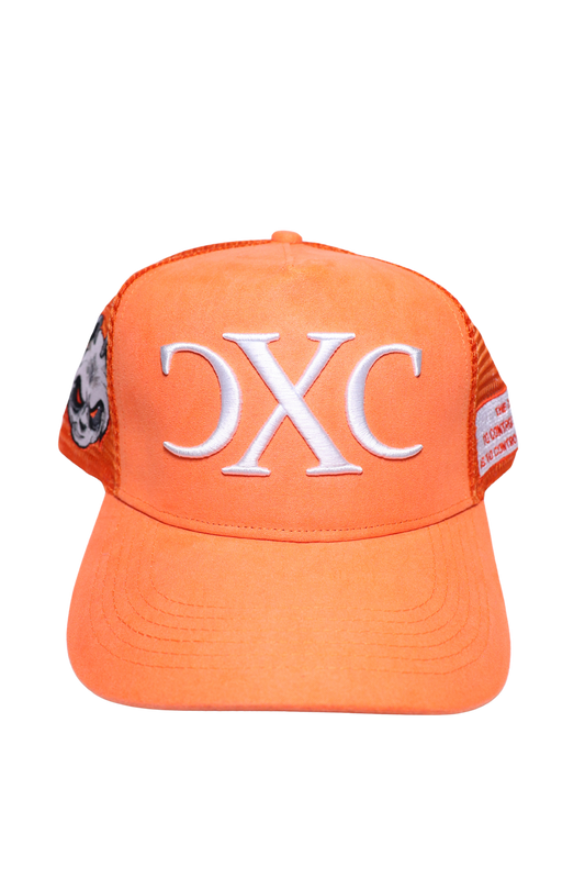 Orange Suede CXC Trucker Hat