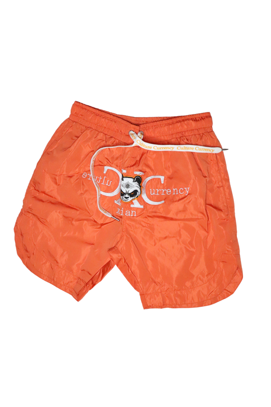 Orange CXC Windbreaker Shorts