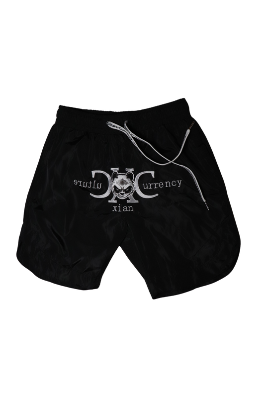 Black CXC Windbreaker Shorts