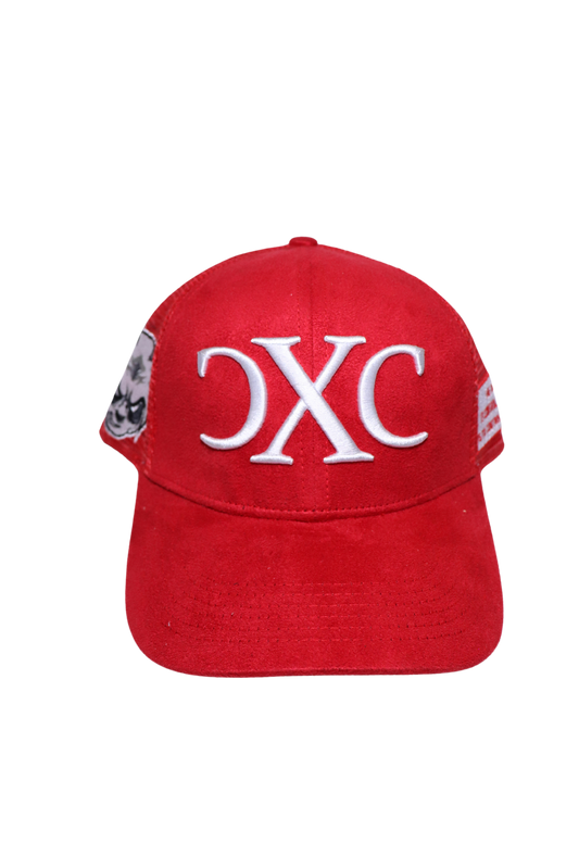 Red Suede CXC Trucker Hat