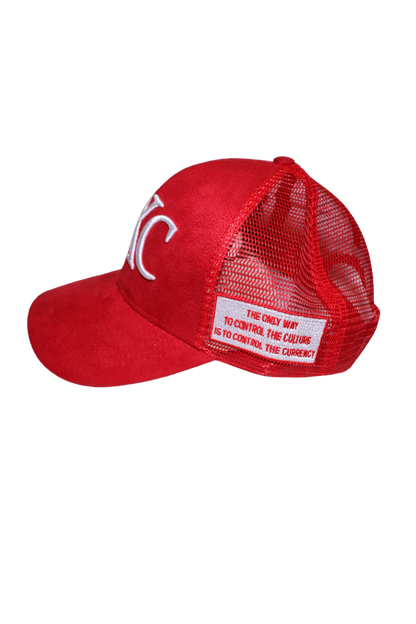 Red Suede ↃXC Trucker Hat