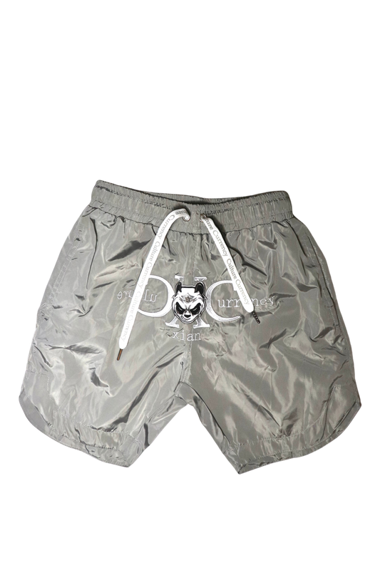 Gray CXC Windbreaker Shorts