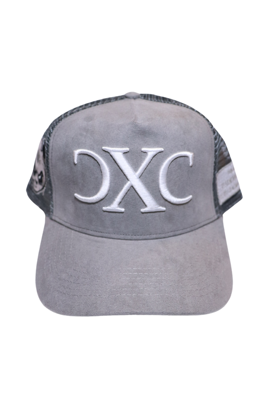 Gray Suede CXC Trucker Hat